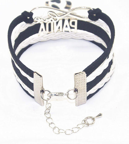 Panda Bracelet Jewelry Bear - Cute Infinity Love Panda Charm Bracelet Gifts for Girls, Women, Men, Boys